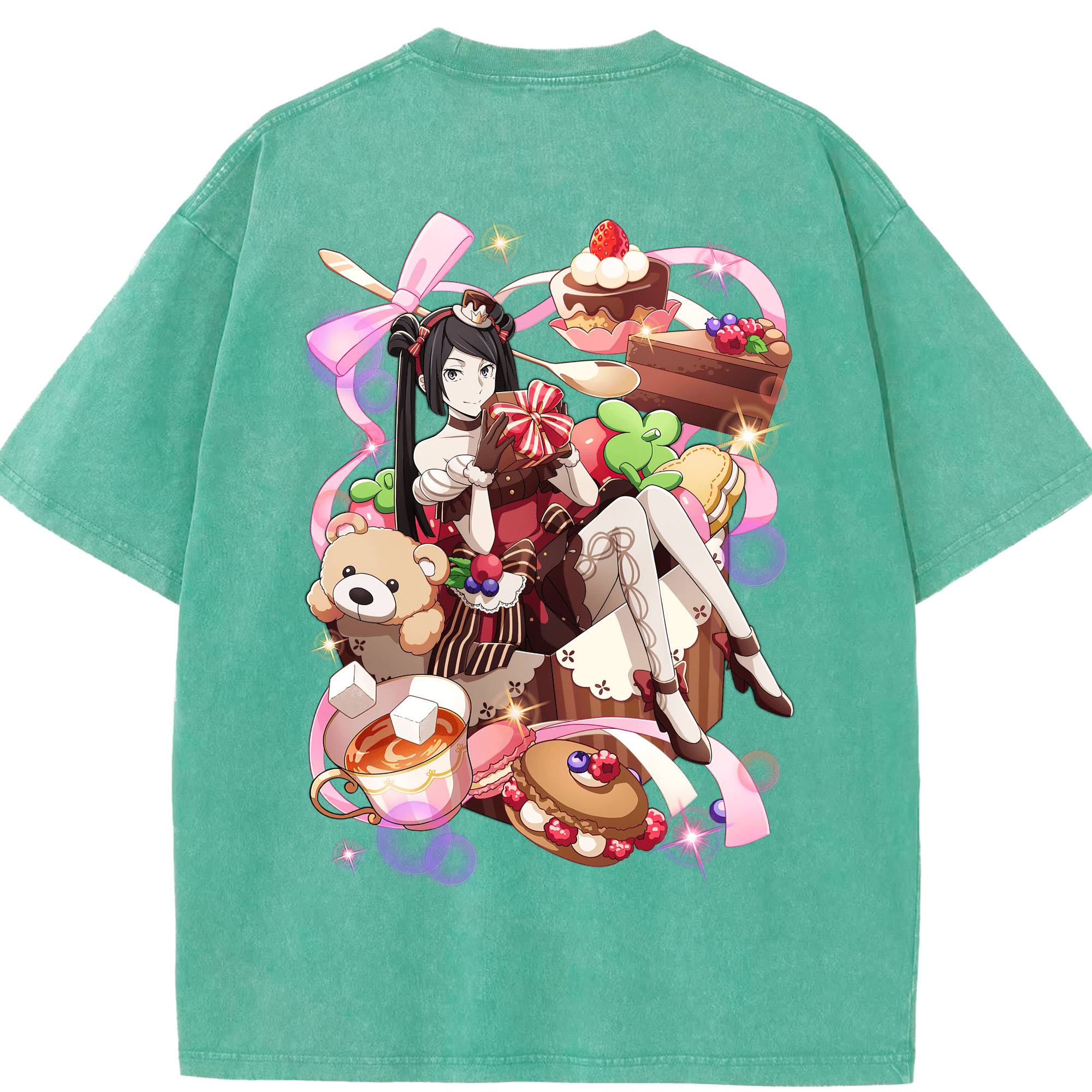 （画像用） 文豪ストレイドッグス Bungo Stray Dogs 綿100% ヴィンテージ風 半袖Tシャツ（背面プリント）